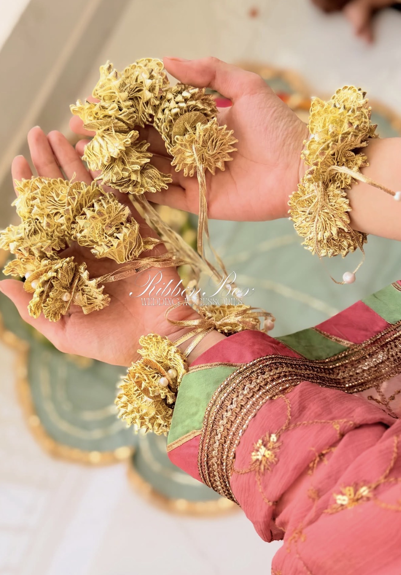 Shahi Gotta Gajra | Handmade Viral Gotta Gajra Favour view 2