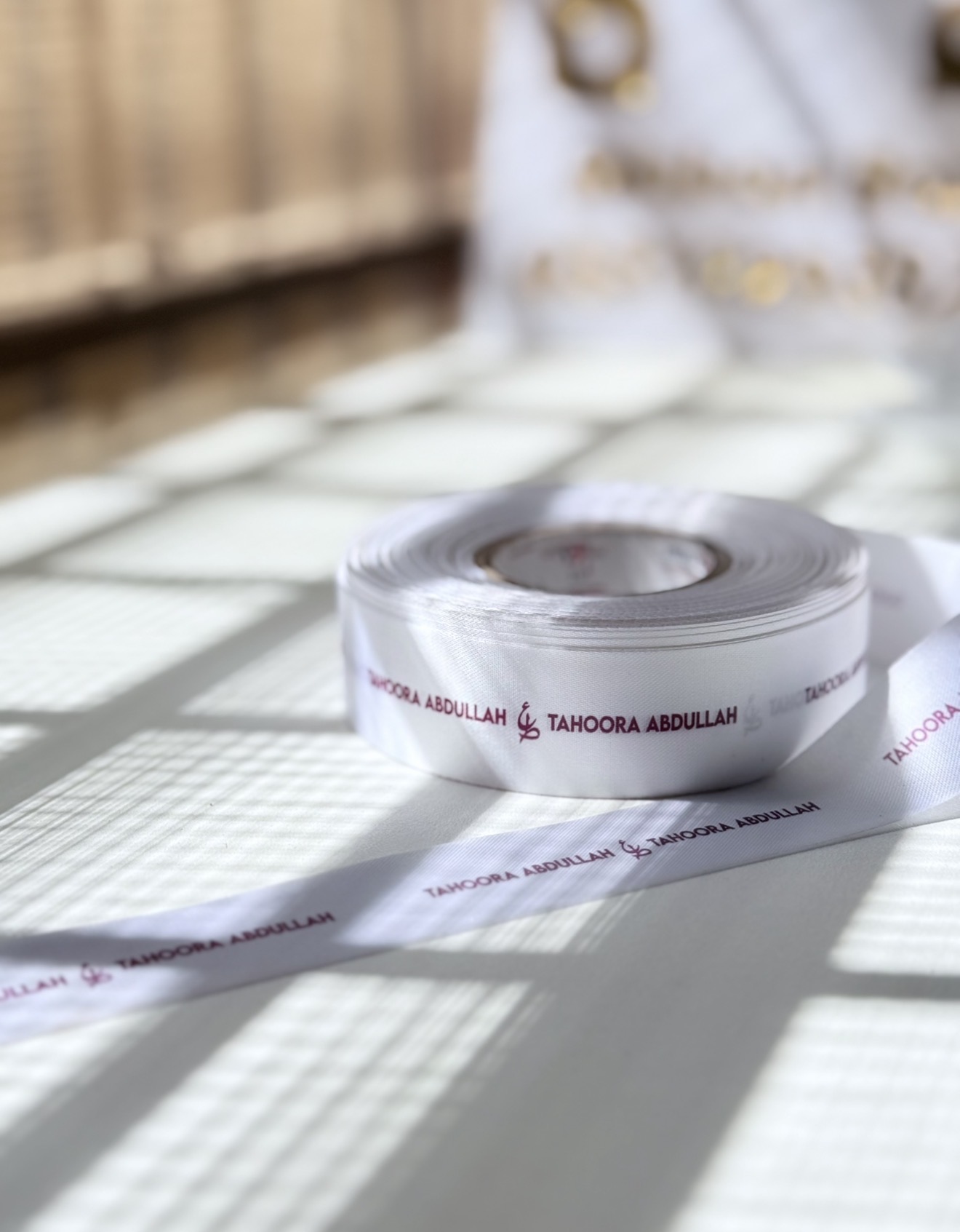 Custom Printed Ribbon Roll