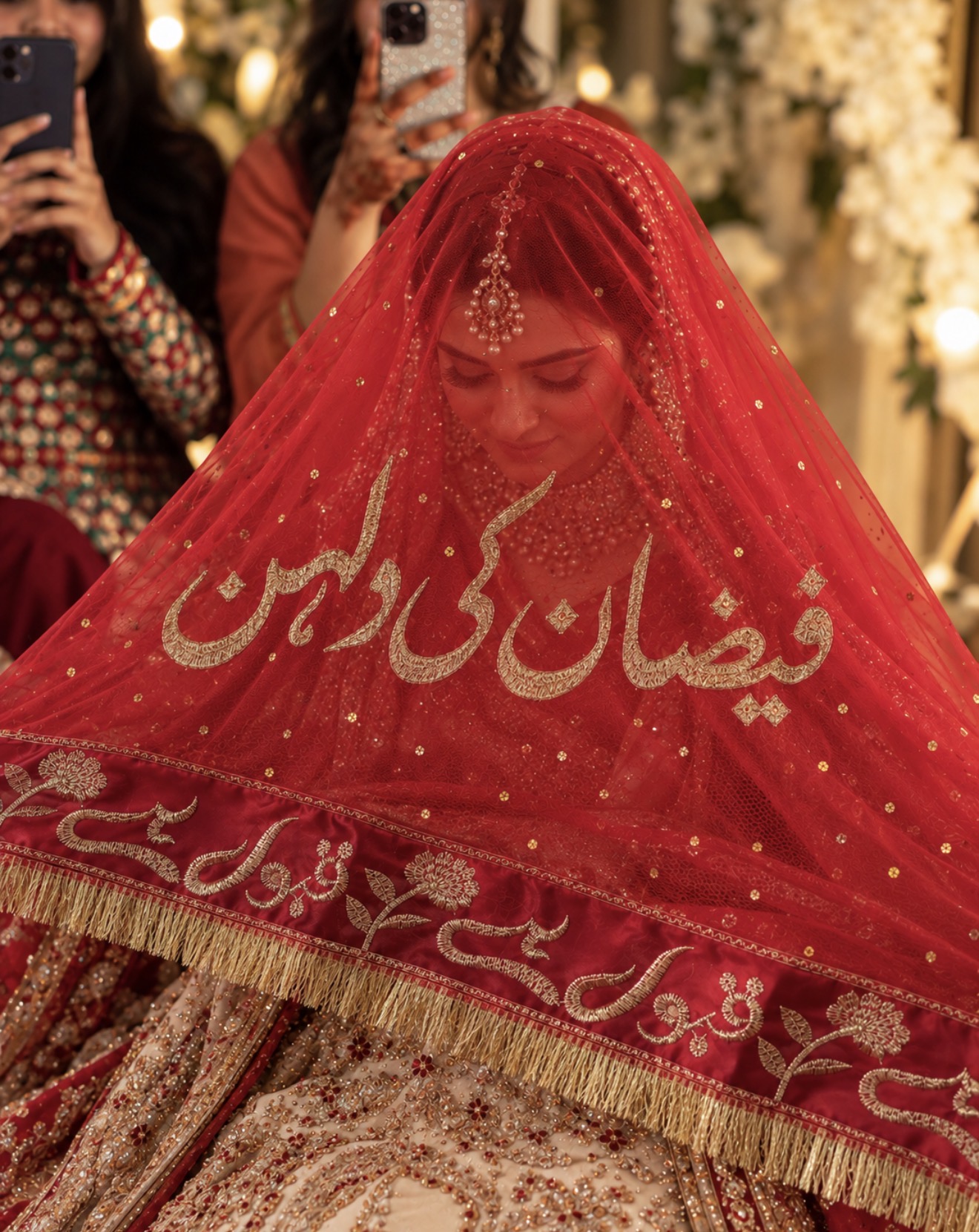 Customized Wedding Dupatta view 1