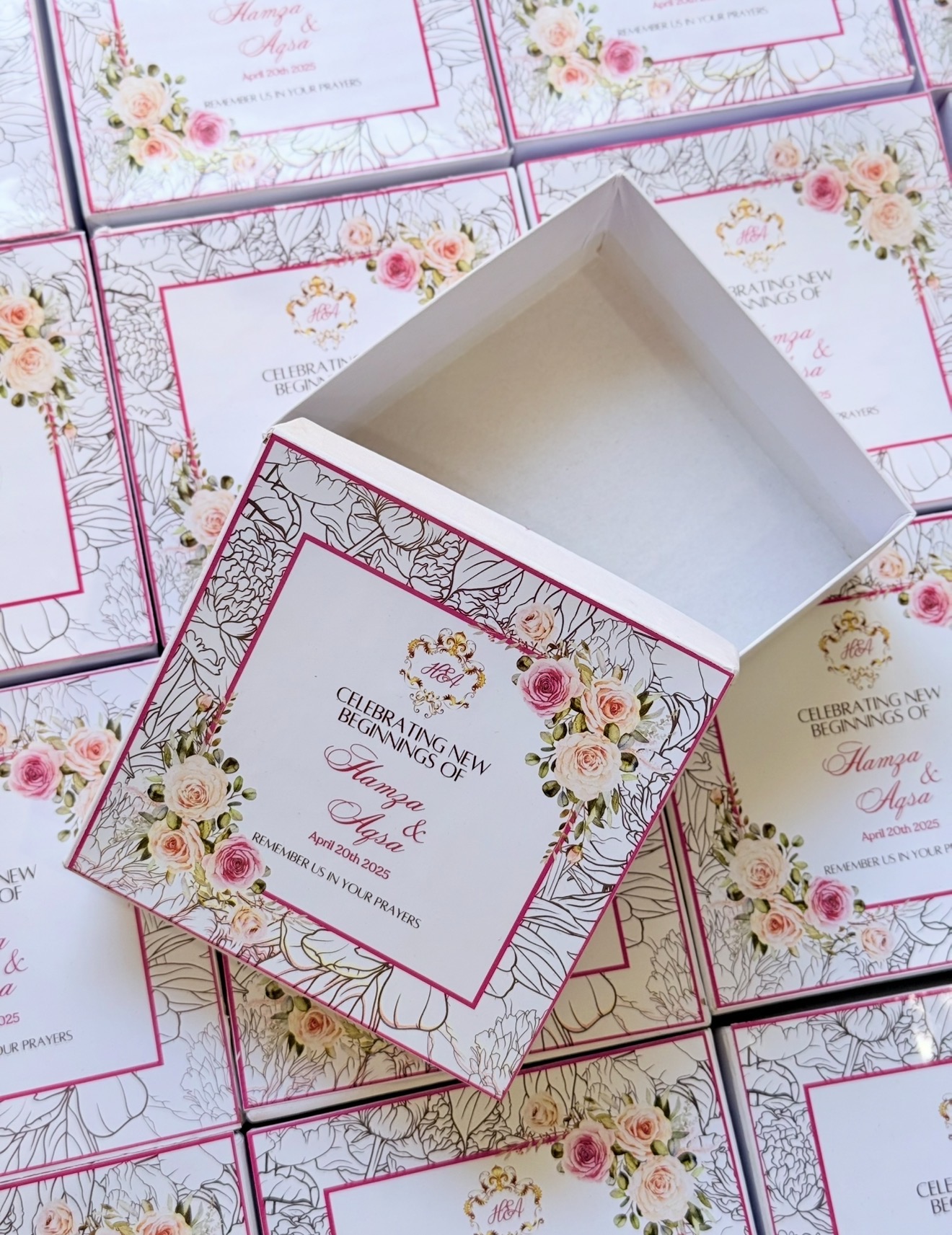 Custom Methai Boxes | Personalized Sweet Boxes