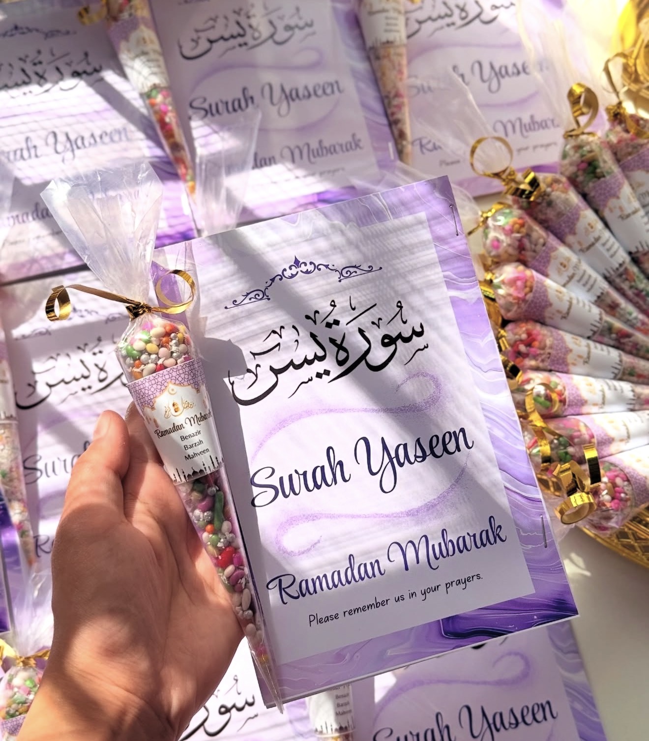 Combo Deal | Custom Surah Yaseen with Pan Masala Cone view 2