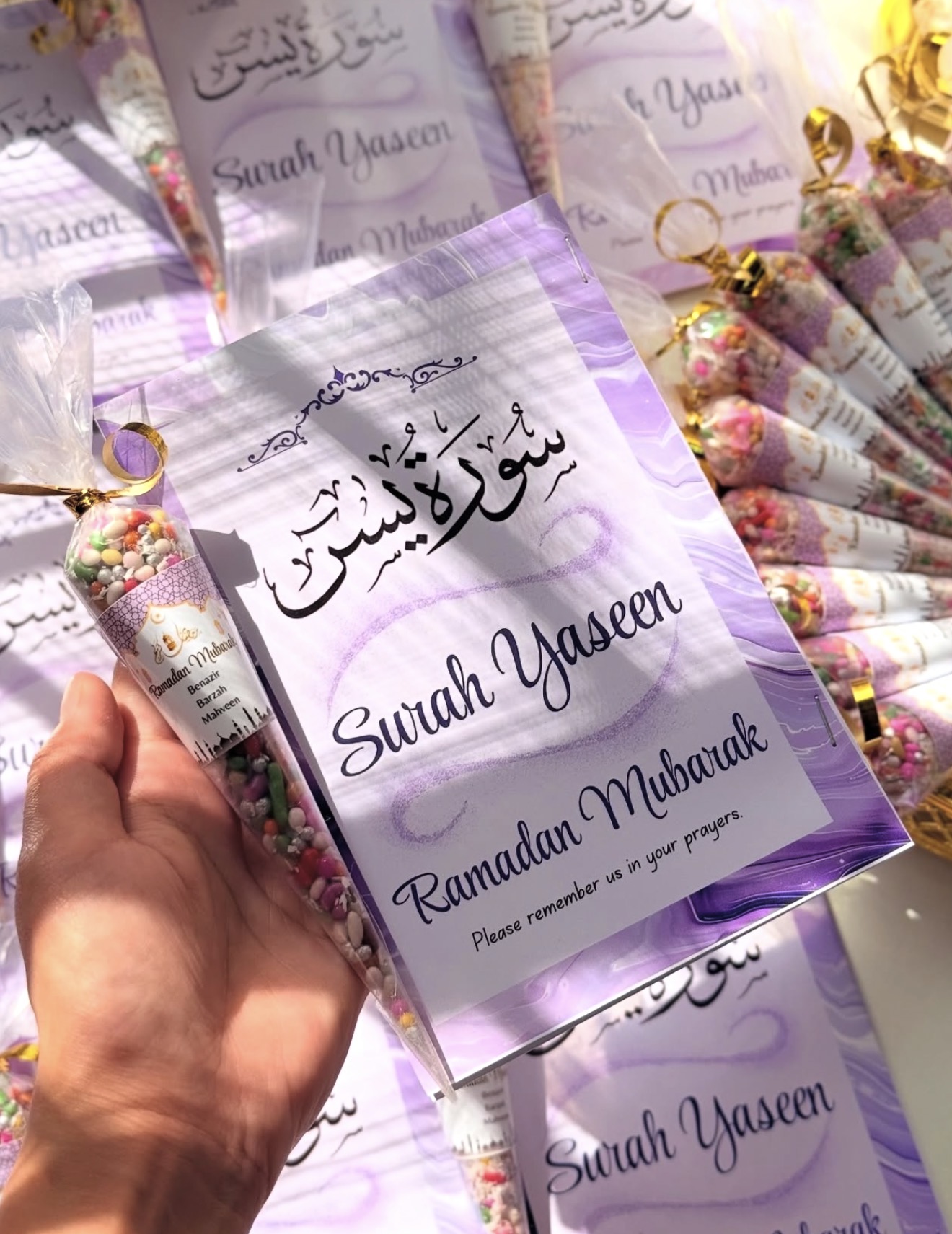 Combo Deal | Custom Surah Yaseen with Pan Masala Cone view 1