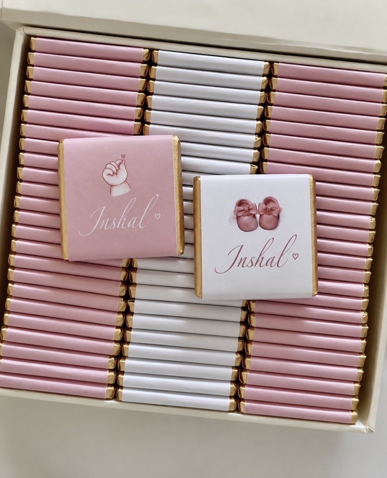 Customized Chocolates for Baby Events | Ribbon Box Signature Chocolates view 1
