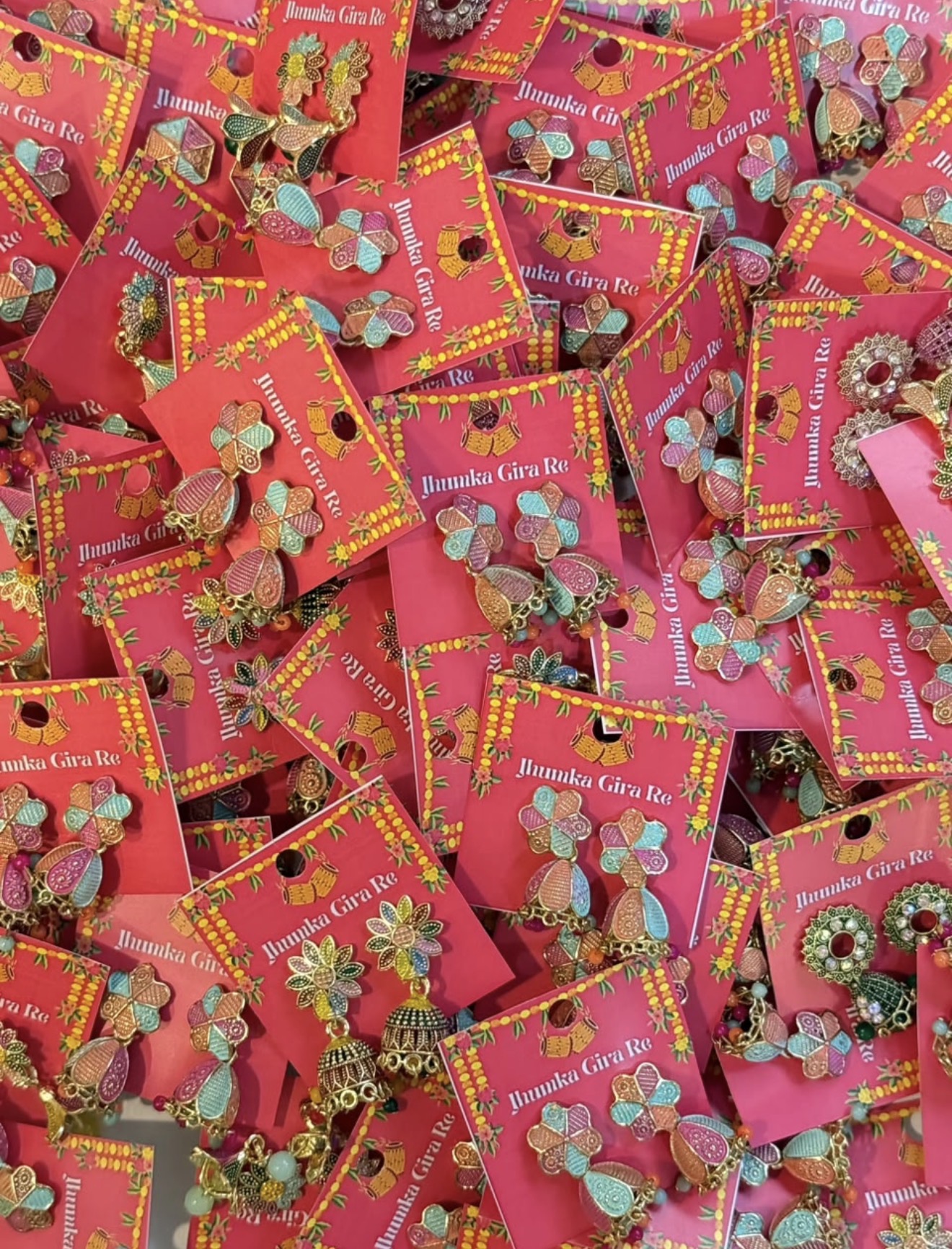 Jhumka Gira Re Favours | With Custom Card | Jhumka Wedding Favours