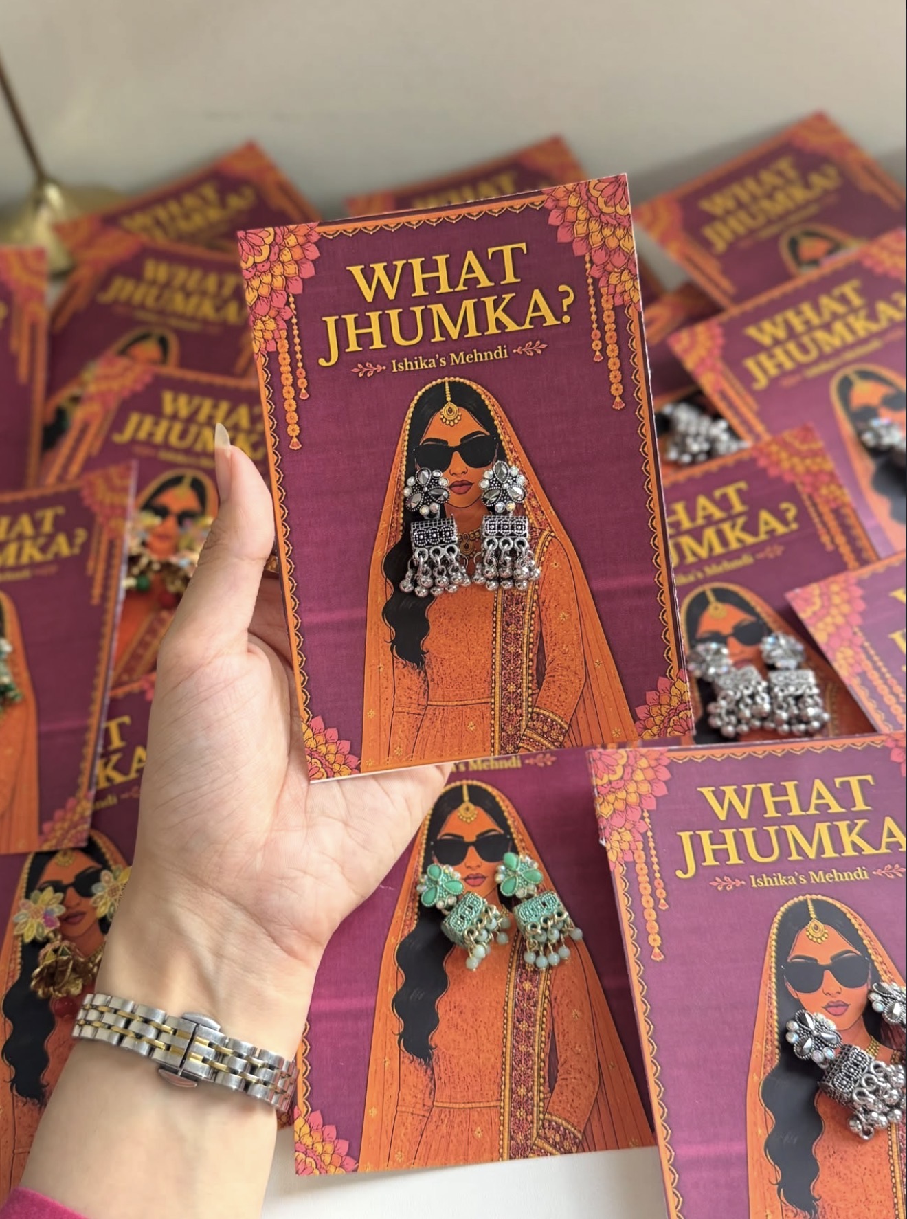 What Jhumka Favours | With Custom Card | Jhumka Wedding Favours view 2