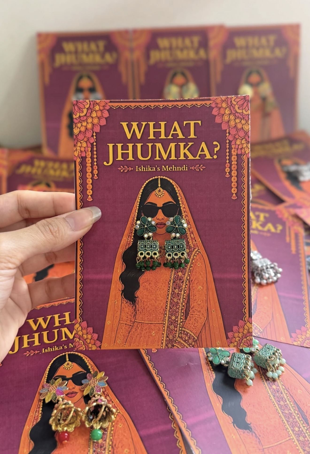 What Jhumka Favours | With Custom Card | Jhumka Wedding Favours view 3