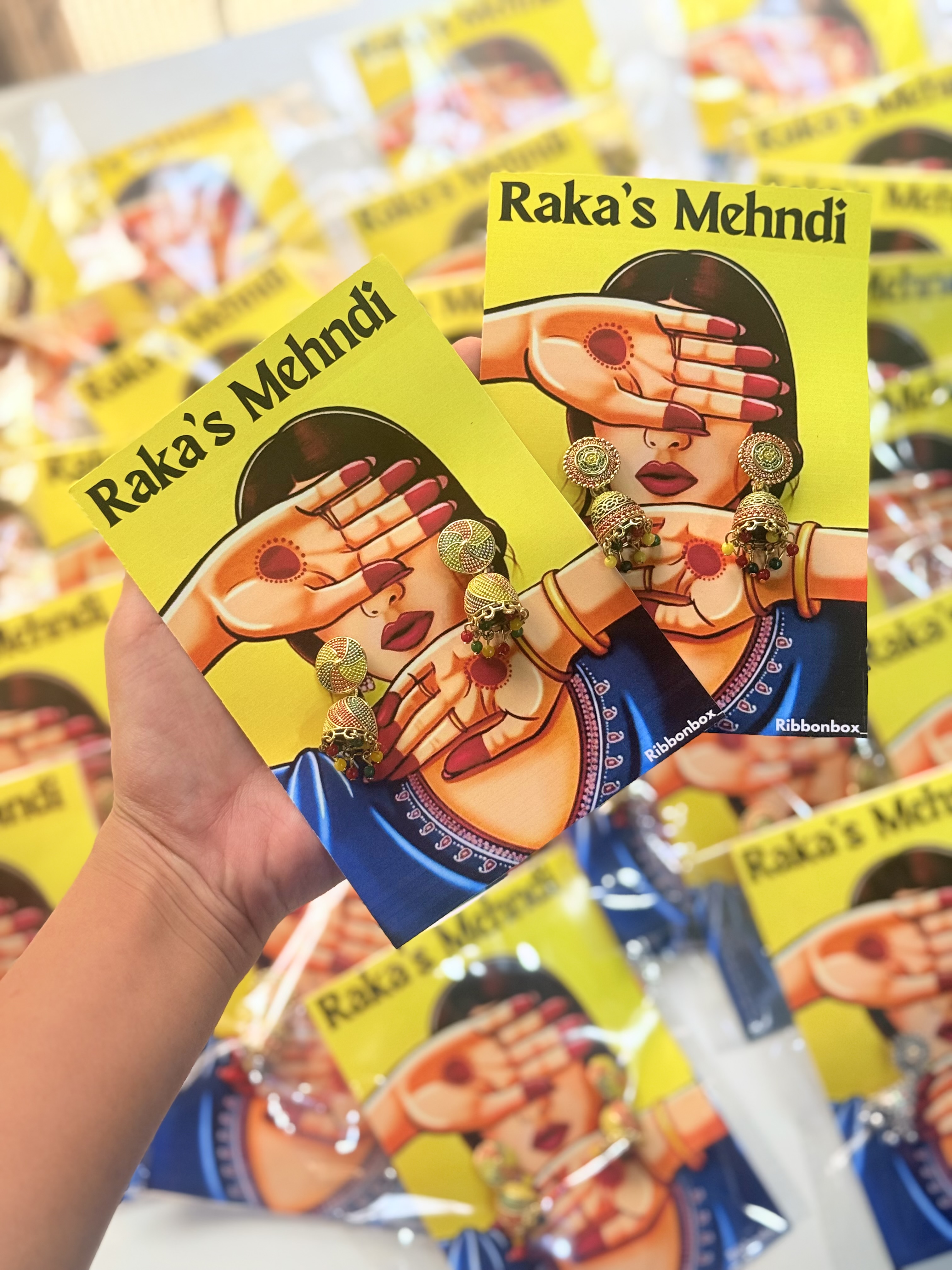What Jhumka Favours | With Custom Card | Jhumka Wedding Favours view 1
