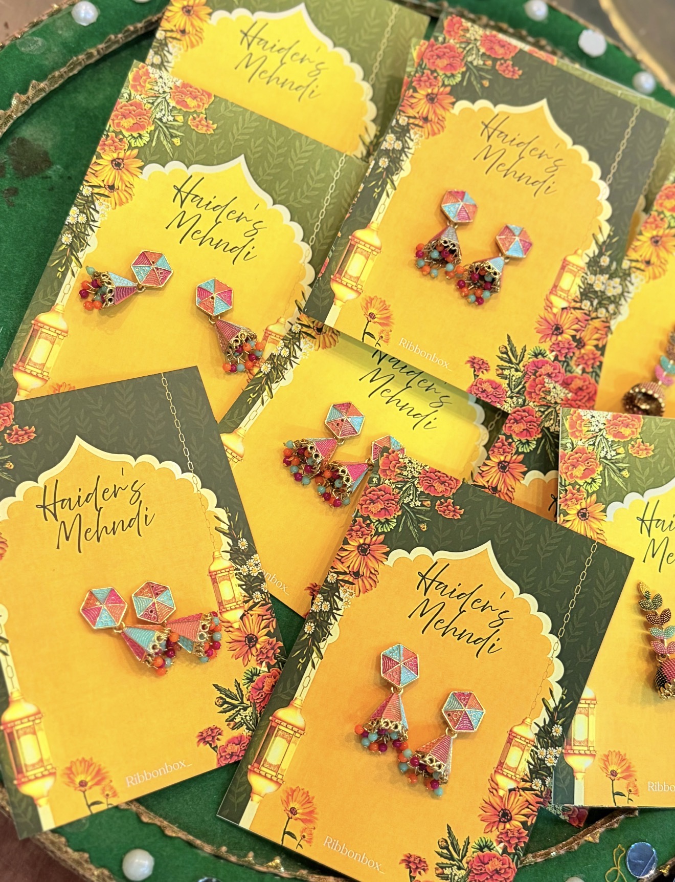What Jhumka Favours | With Custom Card | Jhumka Wedding Favours