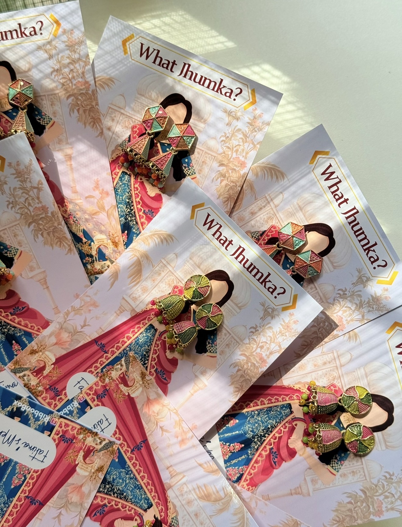 What Jhumka Favours | With Custom Card | Jhumka Wedding Favours