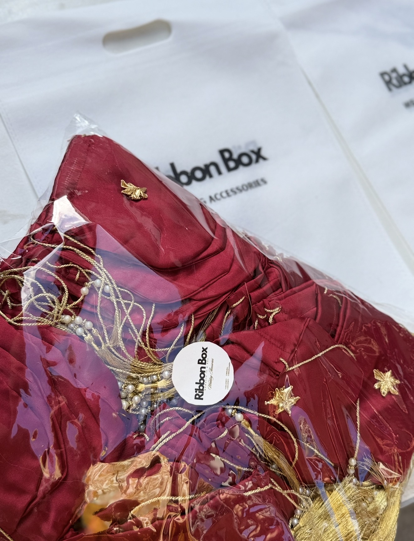 Handmade Silk Potli Pouches for Bidhs | Bidh Potlis by Ribbon Box view 10
