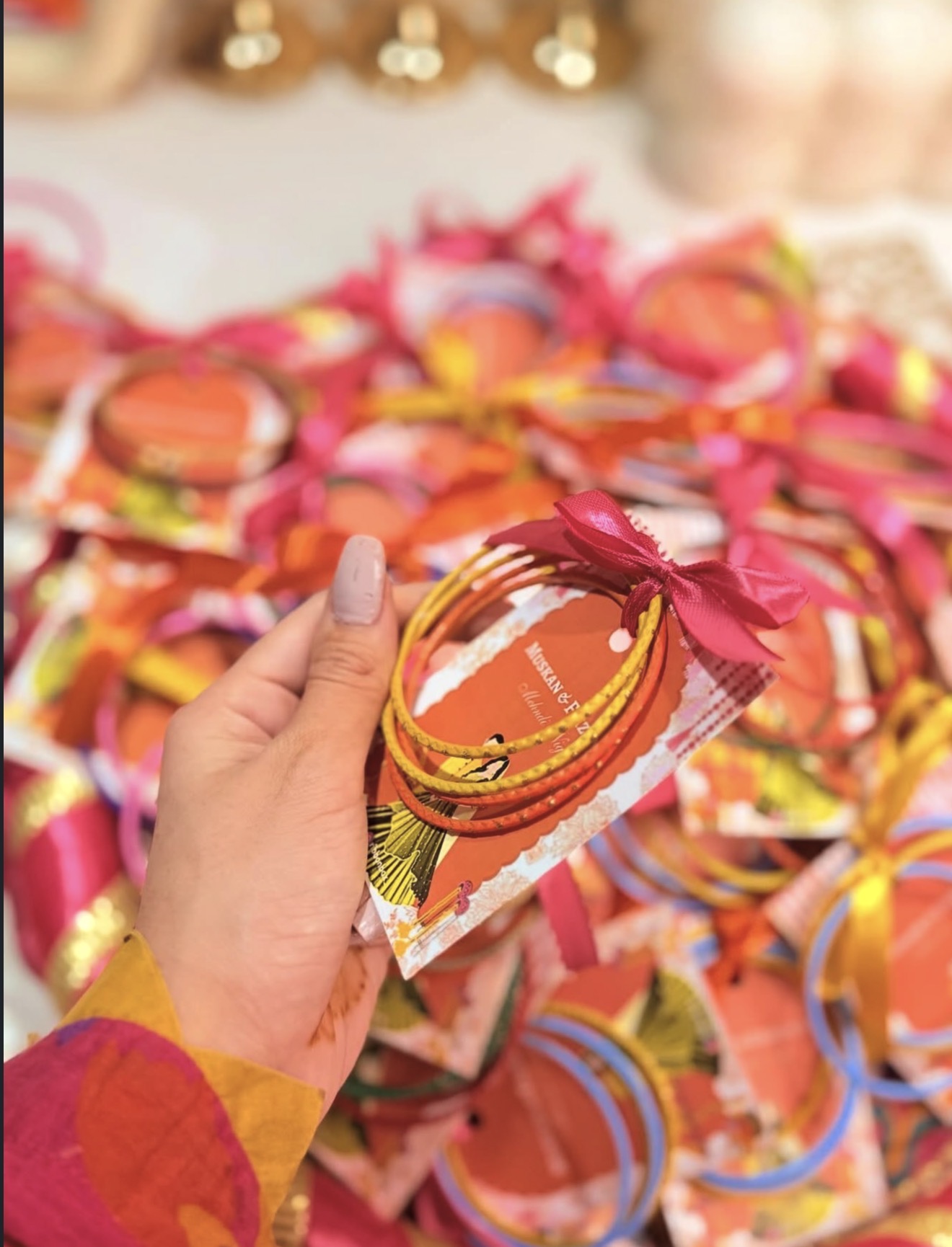 Custom Card Churi Favours | Custom Churi, Chudi & Bangle Gifts view 3