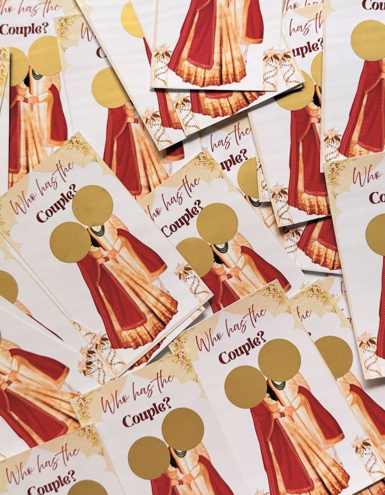 Who Has The Couple? | Bridal Shower Scratch Off Game, Find The Groom, Custom Wedding Games, Bachelorette Party