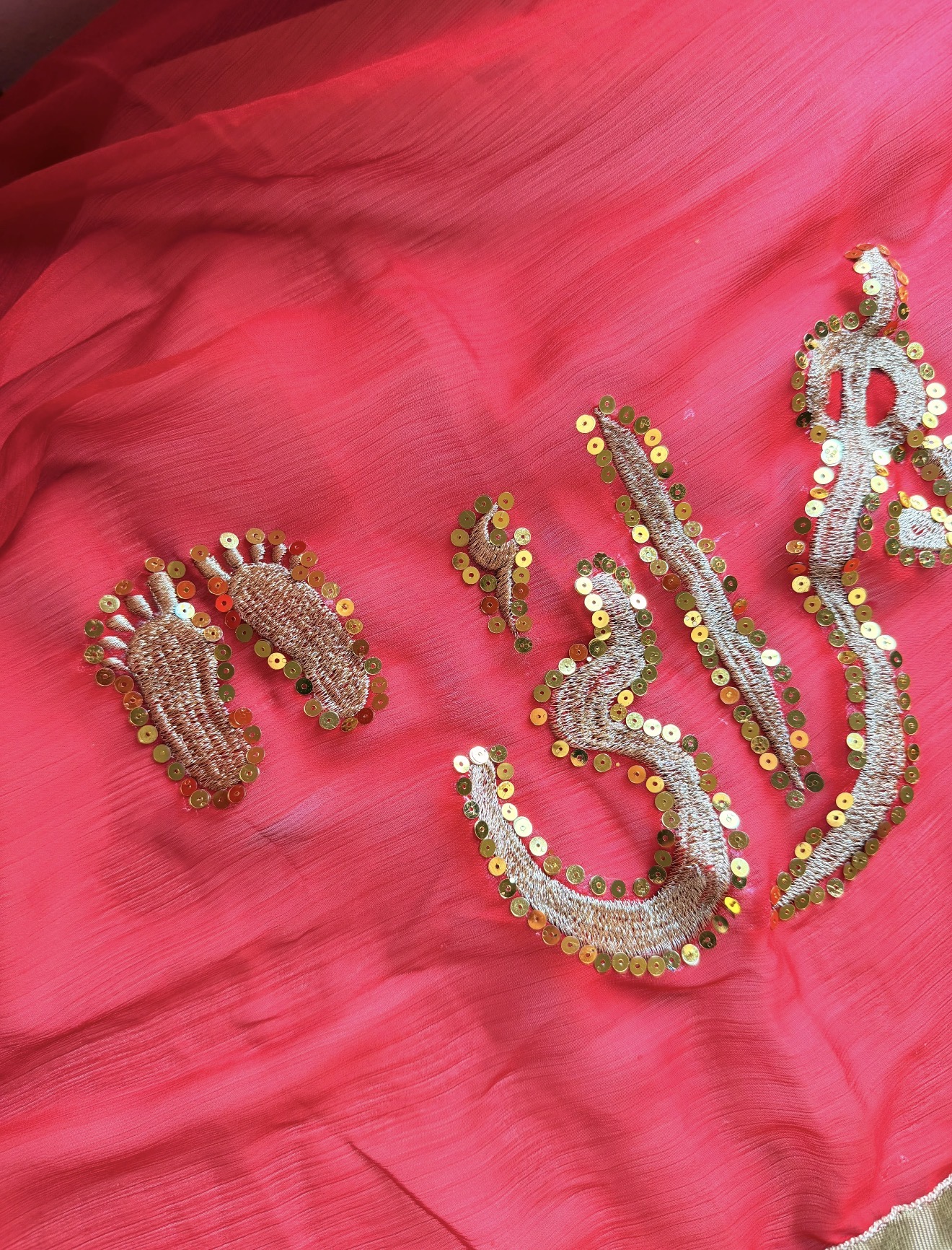 Baby Shower & Goud Bharai Dupatta for Mom-to-Be | Custom Pregnancy Celebration Dupatta view 2