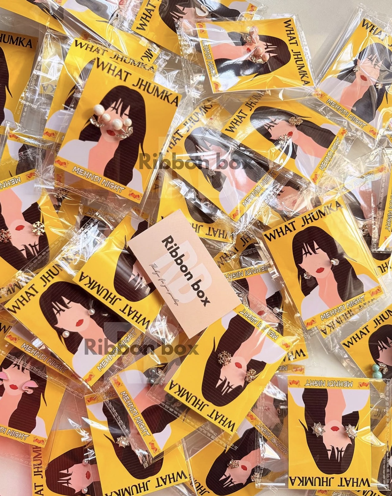 Custom Mini Stud Favours | Stud Earring Favours for Wedding view 4