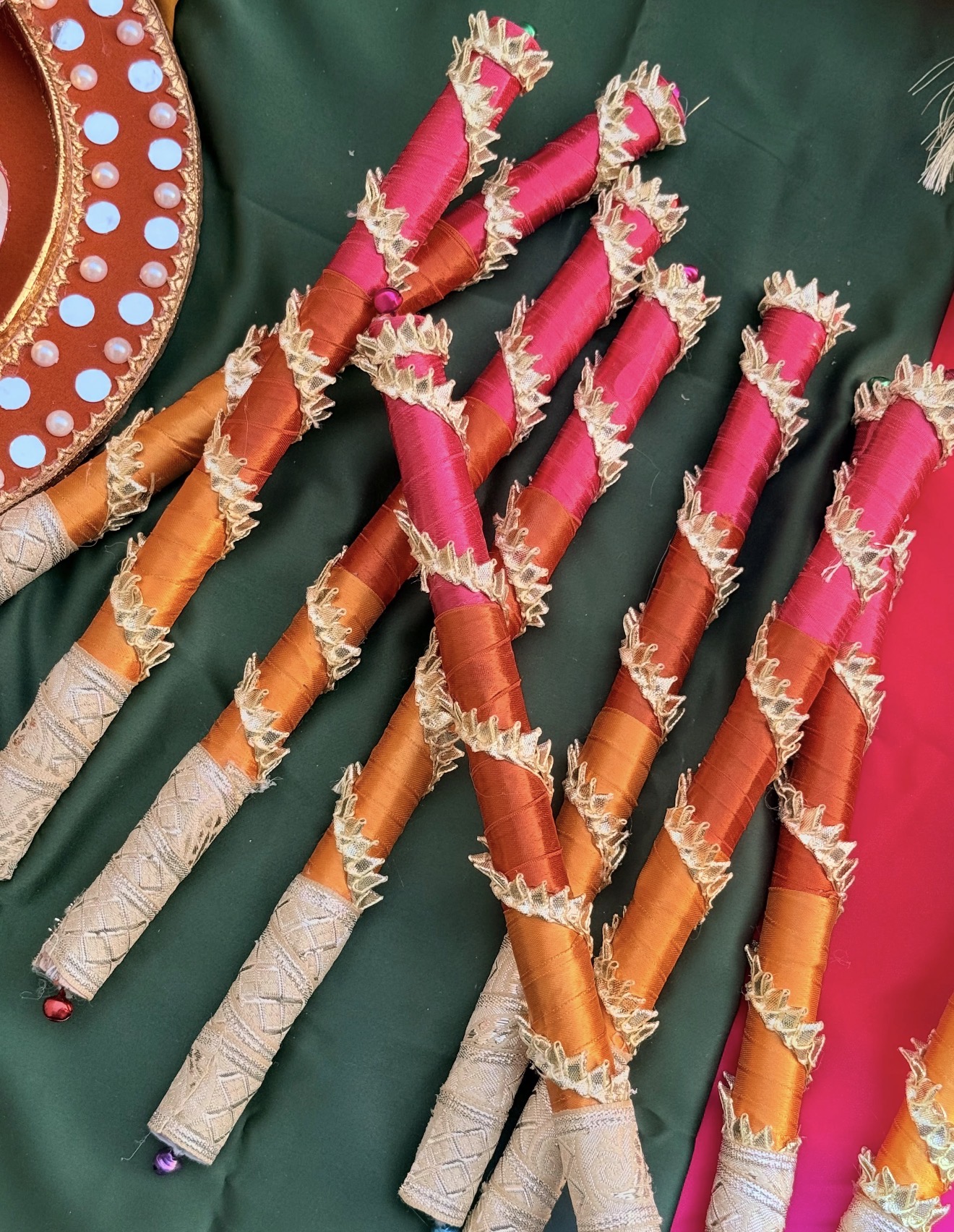 New Launch Champa Dandiya | Gotta Champa Dandiyan | 12 Sticks (6 Pairs) view 1