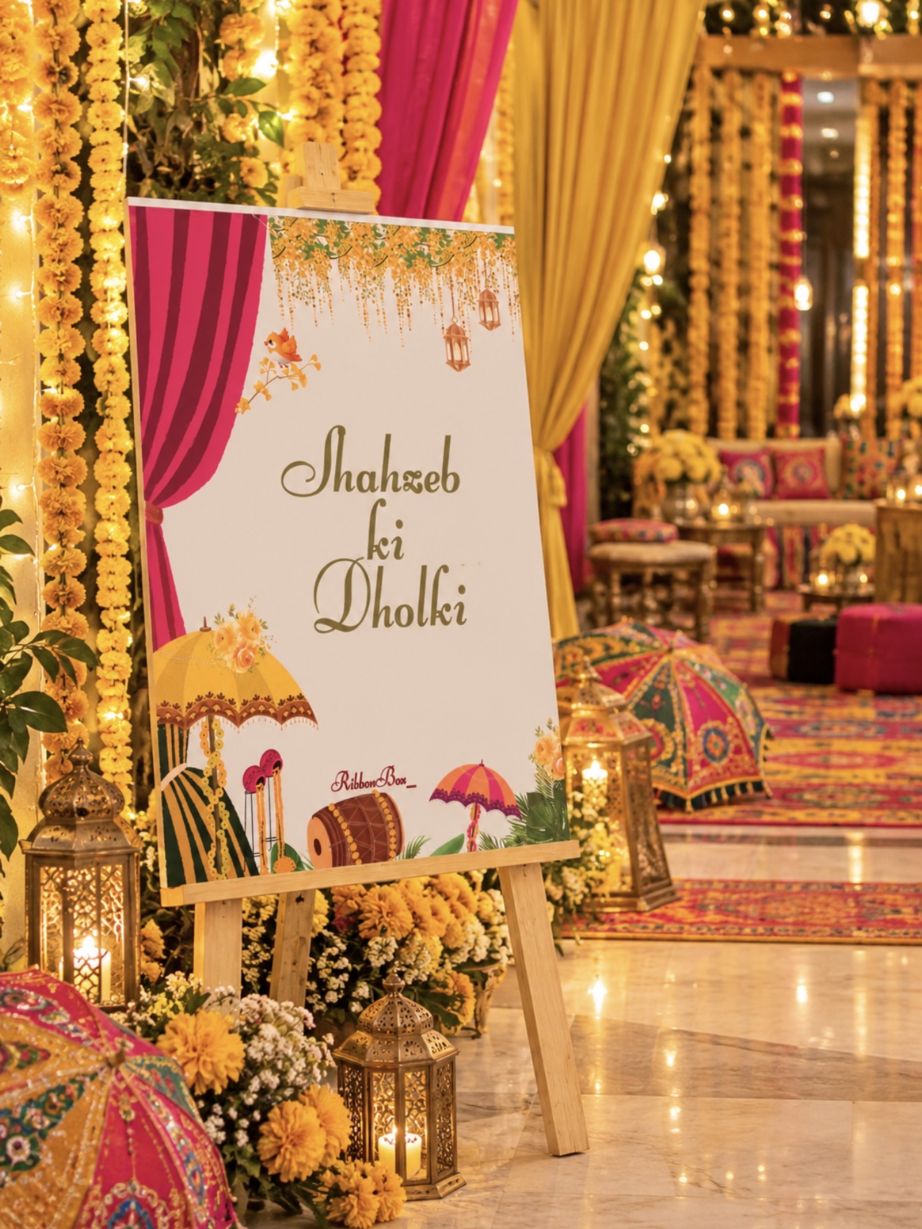 Custom Wedding Welcome Board | Entrance Signage For Event Decor