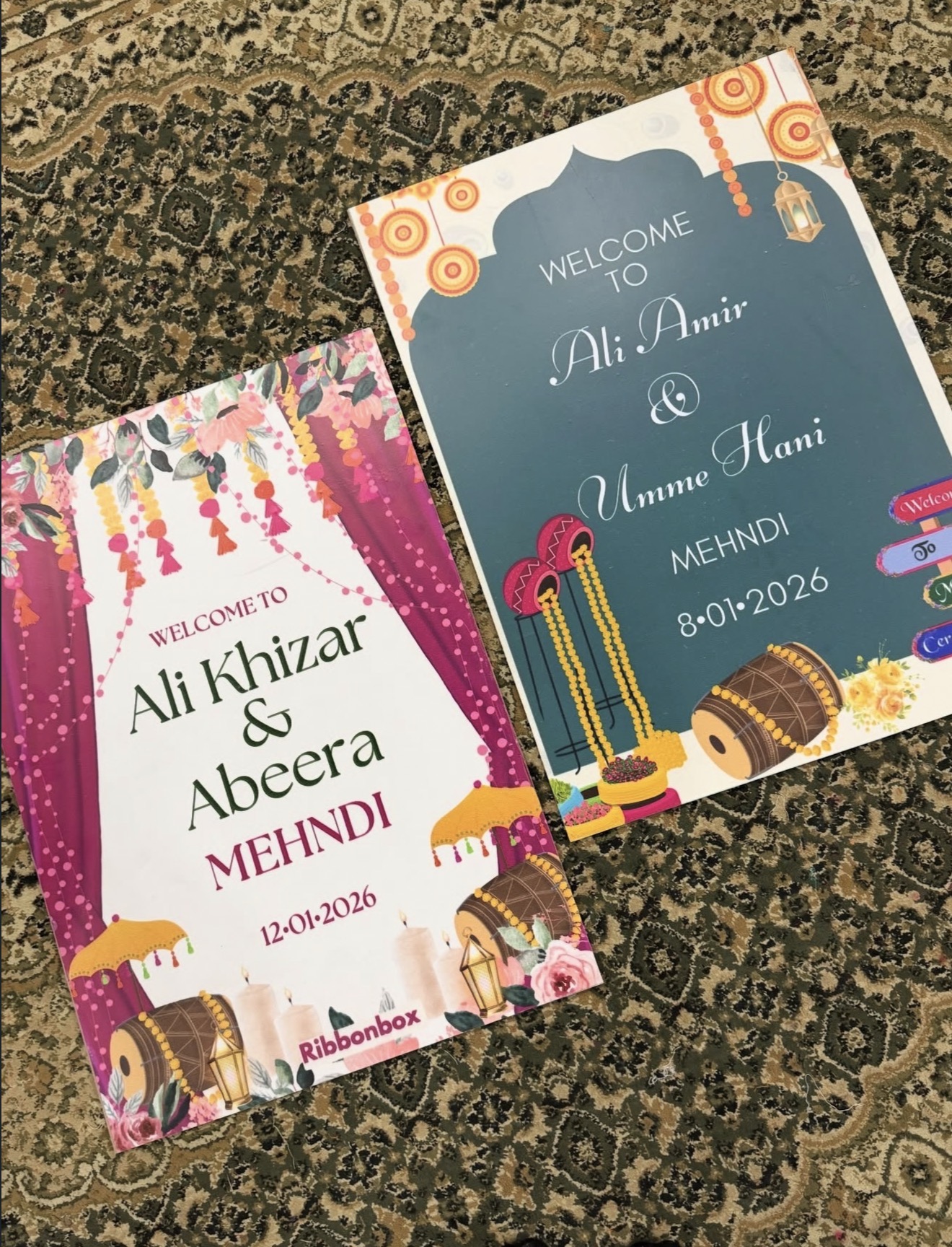 Custom Wedding Welcome Board | Entrance Signage For Event view 1